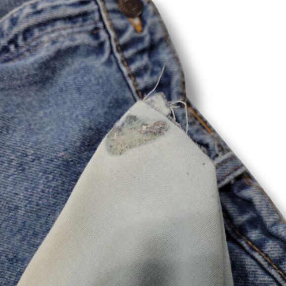 1996 Vintage Levi's Jeans Size 24 W42" x L26" Levi's 522 Tapered Fit Tapered Leg - Picture 13 of 13